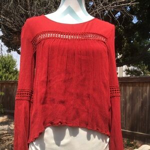 Cute Wine Blouse